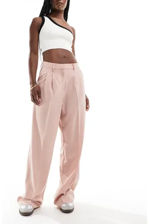 VERO MODA Wide leg dad trousers in misty rose