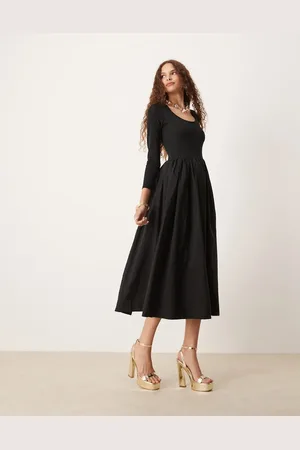 Sister Jane Drop hem pocket maxi dress in
