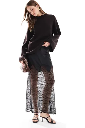 & OTHER STORIES Wool knit sweater with button sleeve detail in