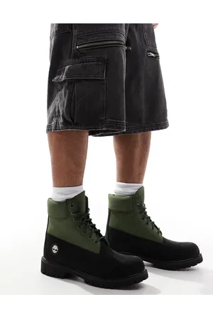 Timberland Premium 6 inch waterproof boot in and dark green