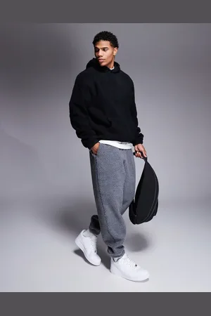ASOS Oversized borg joggers in