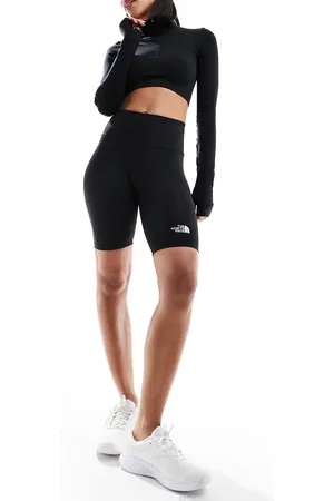The North Face Flex logo legging shorts in