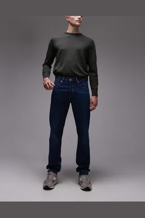 ARKET Park regular straight fit jeans in deep wash