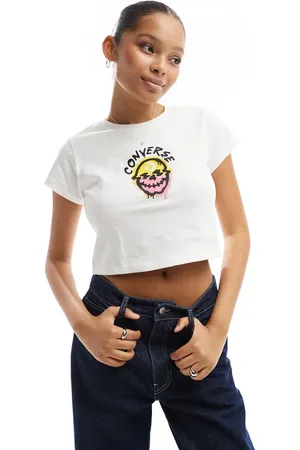 Converse Spray Paint Skull tee in