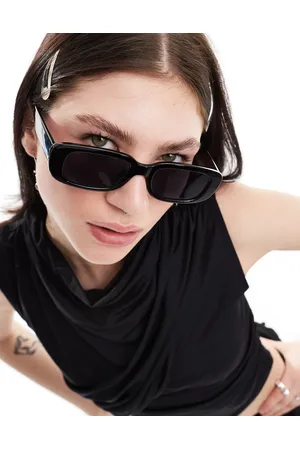 Monki Small rectangle sunglasses in