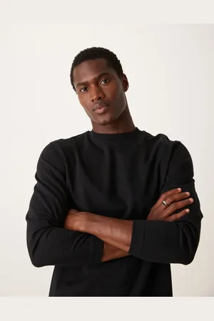 ASOS Premium heavyweight long sleeve crew neck t-shirt 300gsm in