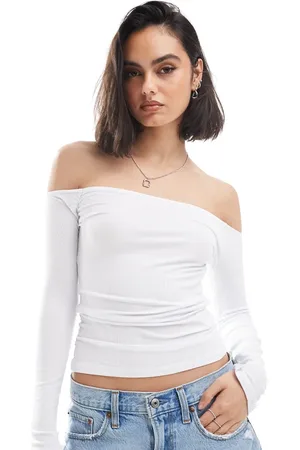 Cotton On Cotton On Ribbed Off The Shoulder Top in