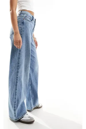 JJXX Tokyo wide fit jeans in light wash