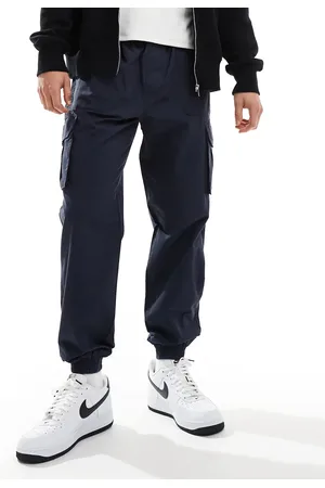 New Look Cuffed ripstop cargo trousers in