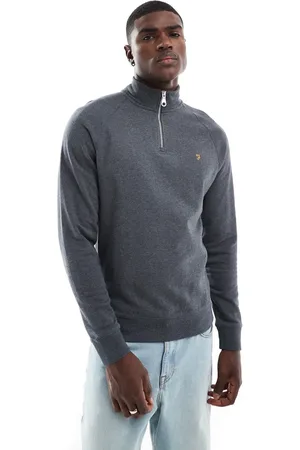 Farah Jim quarter zip sweatshirt in