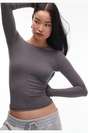 Free People Scoop back baby long sleeve t-shirt in