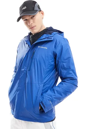 Columbia Pouring Adventure hooded rain jacket in