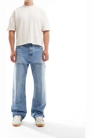 Bershka Carpenter jeans in denim