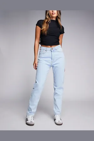 Hugo Blue Noe mom jeans in light