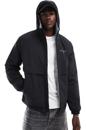 Napapijri Corbeau logo fleece lined jacket in