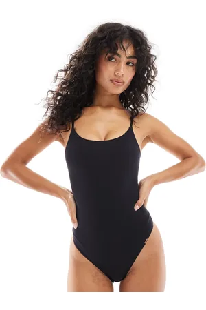 Dorina Essential microfibre scoop neck thong bodysuit in