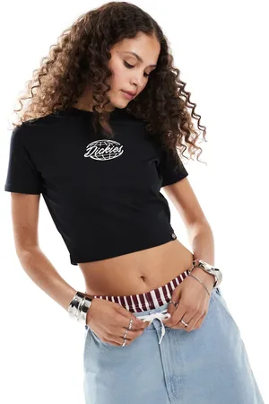 Dickies Central logo cropped t-shirt in