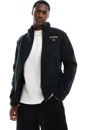 Napapijri Tynik logo full zip fleece jacket in