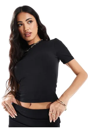 In The Style FITS mix and match slinky sculpt short sleeve fitted modal t-shirt co-ord in