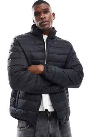 Hollister Midweight mock neck puffer jacket in
