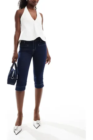 Edikted Denim capris in indigo