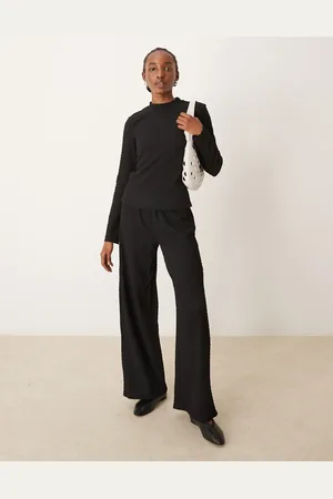 VILA Textured long sleeve top co-ord in