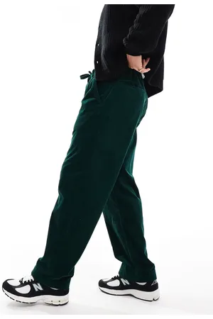 Ralph Lauren Easy pleated straight cord trousers in dark