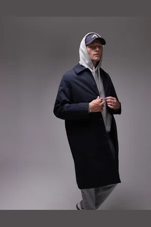 ARKET Oversized car coat in dark blue