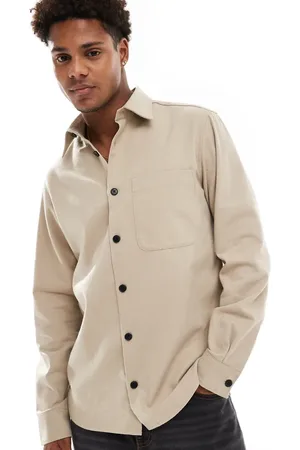JJ Heavy overshirt in beige