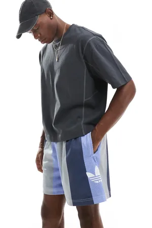 adidas Basketball shorts in blue stripe