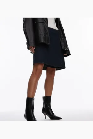 Topshop Wide Fit Natalia high heeled ankle boots in