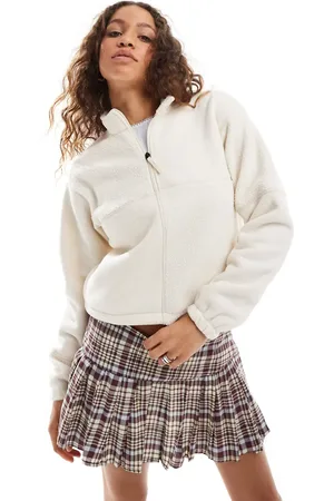 Dickies Polar and sherpa fleece with quarter zip in off