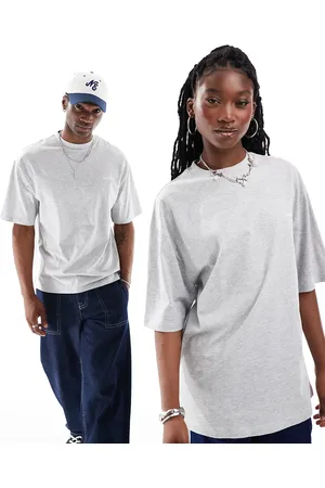 COLLUSION Unisex t-shirt with logo in marl
