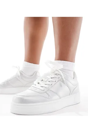 Yours Chunky trainers in metallic