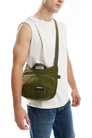 Gramicci Cordura shoulder bag in olive