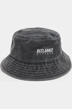 Reclaimed Unisex logo bucket hat in