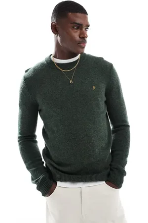 Farah Birchall lambswool jumper in