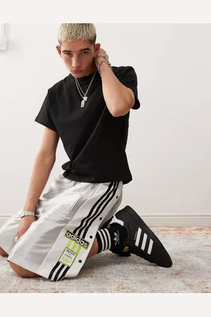 adidas Megabreak shorts in silver