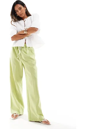 ASOS Tailored pull on trousers in light