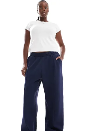 ASOS ASOS DESIGN Curve Heavy weight straight leg jogger with pintuck in