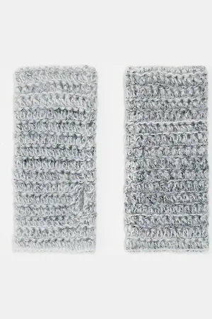 COLLUSION Open stitch space dye arm warmers in