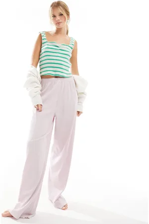 ASOS Mix & match rib pyjama trouser in lilac