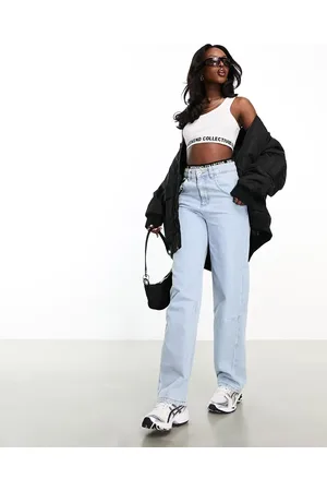 ASOS Weekend Collective baggy fit jeans in vintage light wash