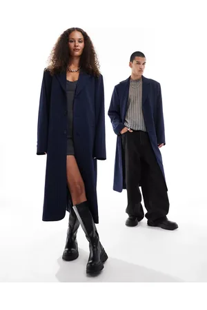COLLUSION Unisex pinstripe blazer jacket in