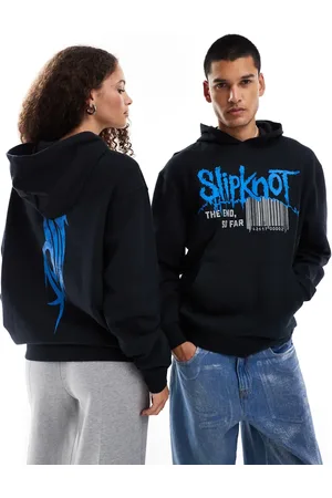 ASOS Unisex oversized license hoodie with Slipknot prints in