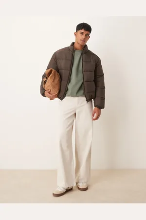 New Look Padded puffer jacket in dark