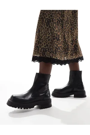 Schuh Alicia chunky ankle boots in leather