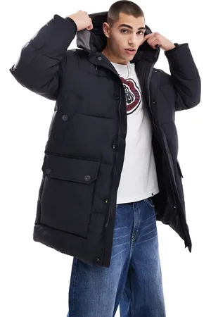 Pretty Green Mountfield quilted parka jacket in