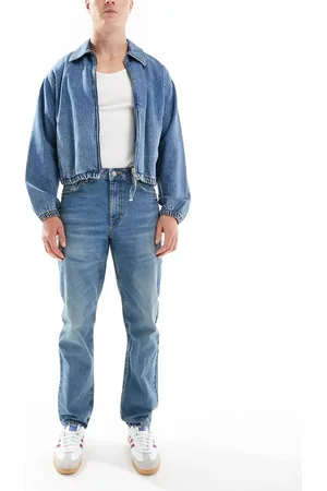 ASOS Tapered fit jeans in mid wash
