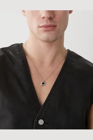 FADED FUTURE Molten stone pendant necklace in